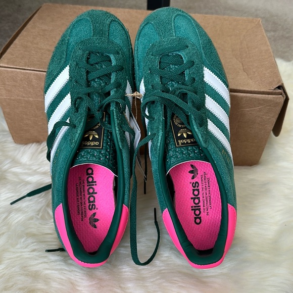 Adidas gazelle collegiate green lucid pink - Picture 4 of 16